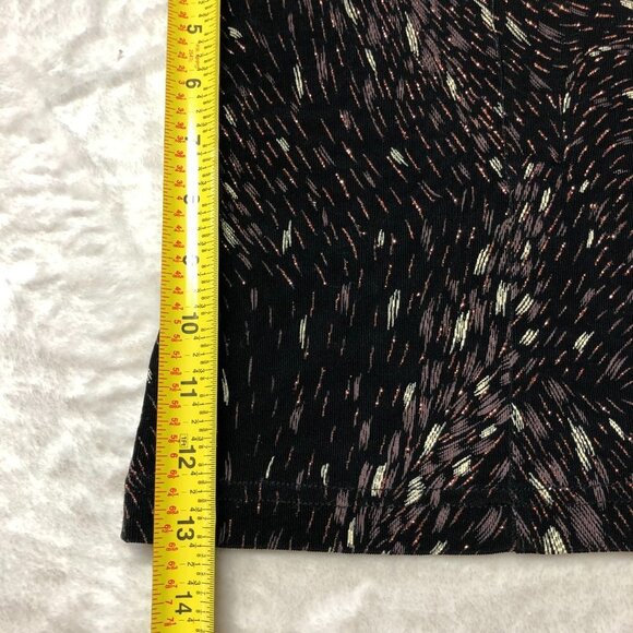 Vintage Artex Collection Black/Bronze Zip Up Women's Top Size Med - Picture 11 of 12